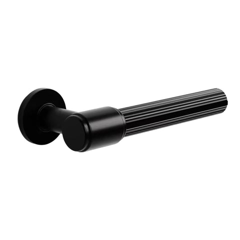 Embossed Interior Door Handle, 155 mm - Black