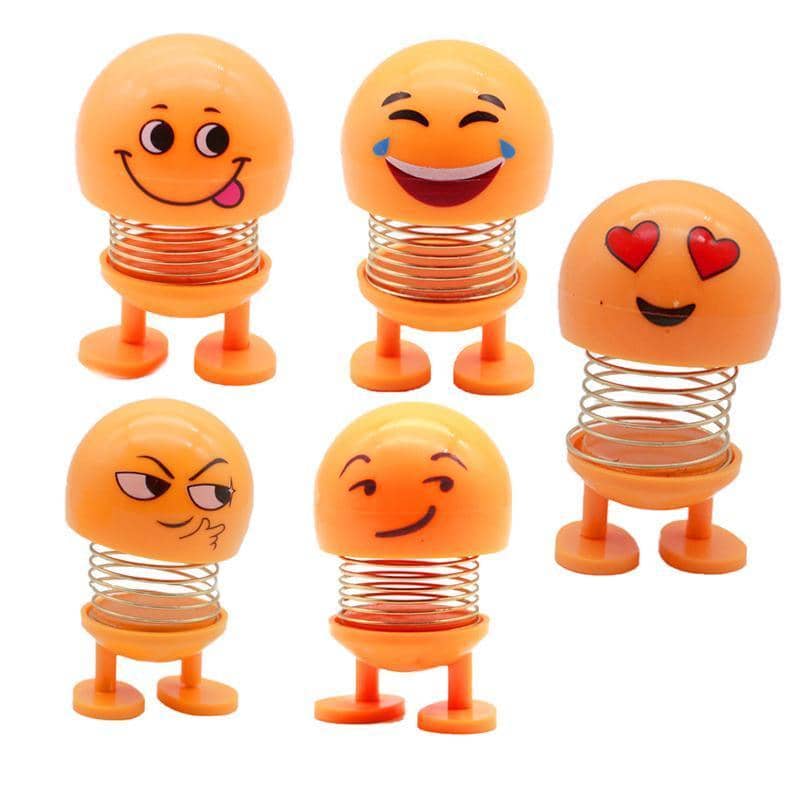 Emoji Car Dashboard Ornament, Spring Shaking Head Decoration - view 2