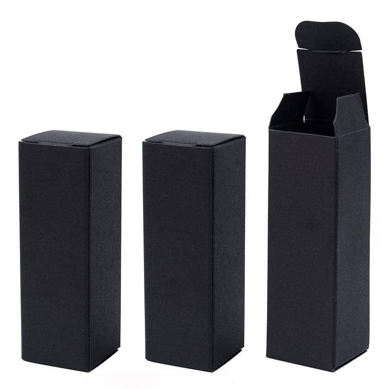 Empty Lip Balm Tube Packaging Boxes, Pack of 100 - Black - view 3