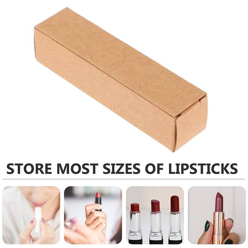 Empty Lip Balm Tube Packaging Boxes, Pack of 100 - Black - view 4