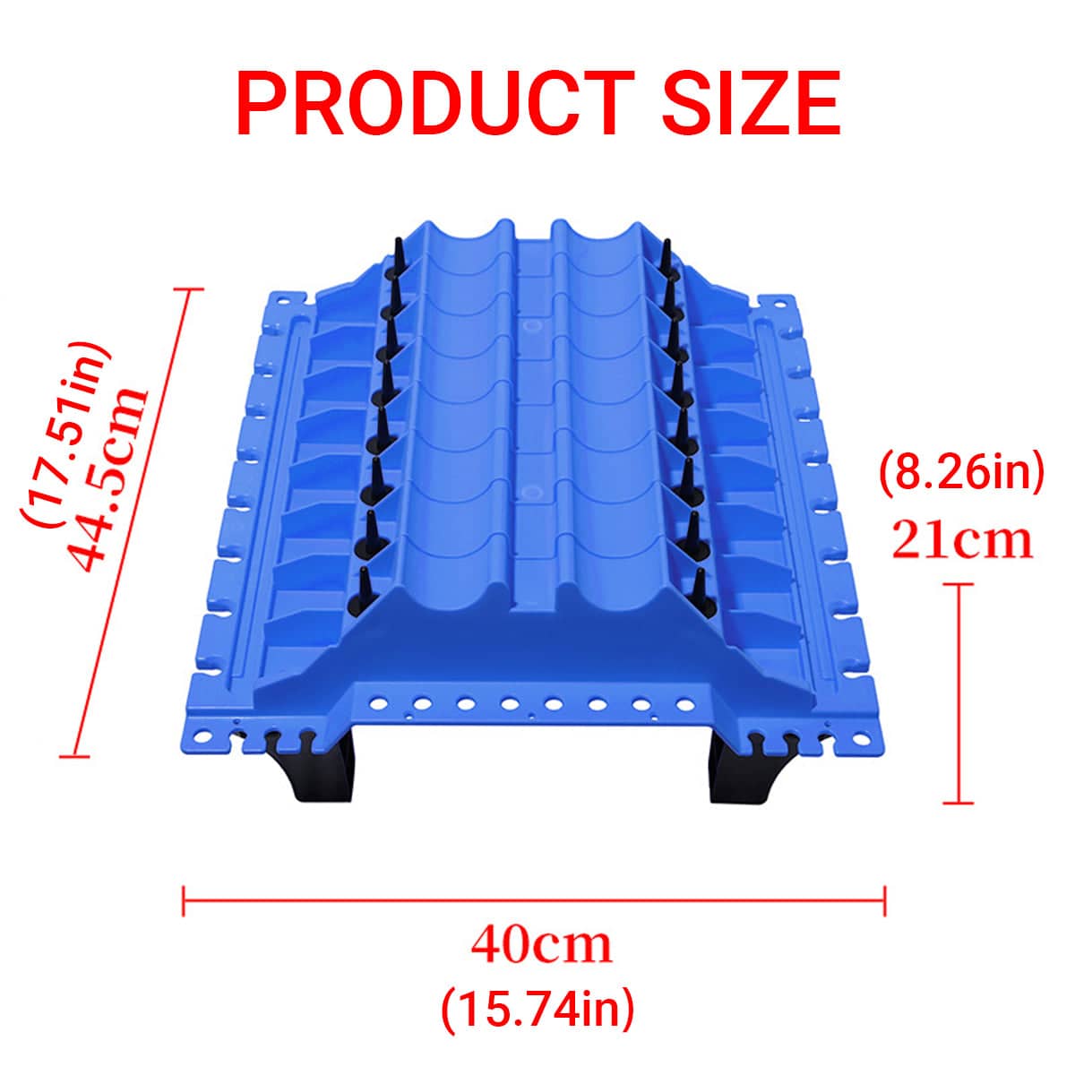 Engine Cylinder Head Assembly Organiser, Stackable Blue Parts Tray - view 3