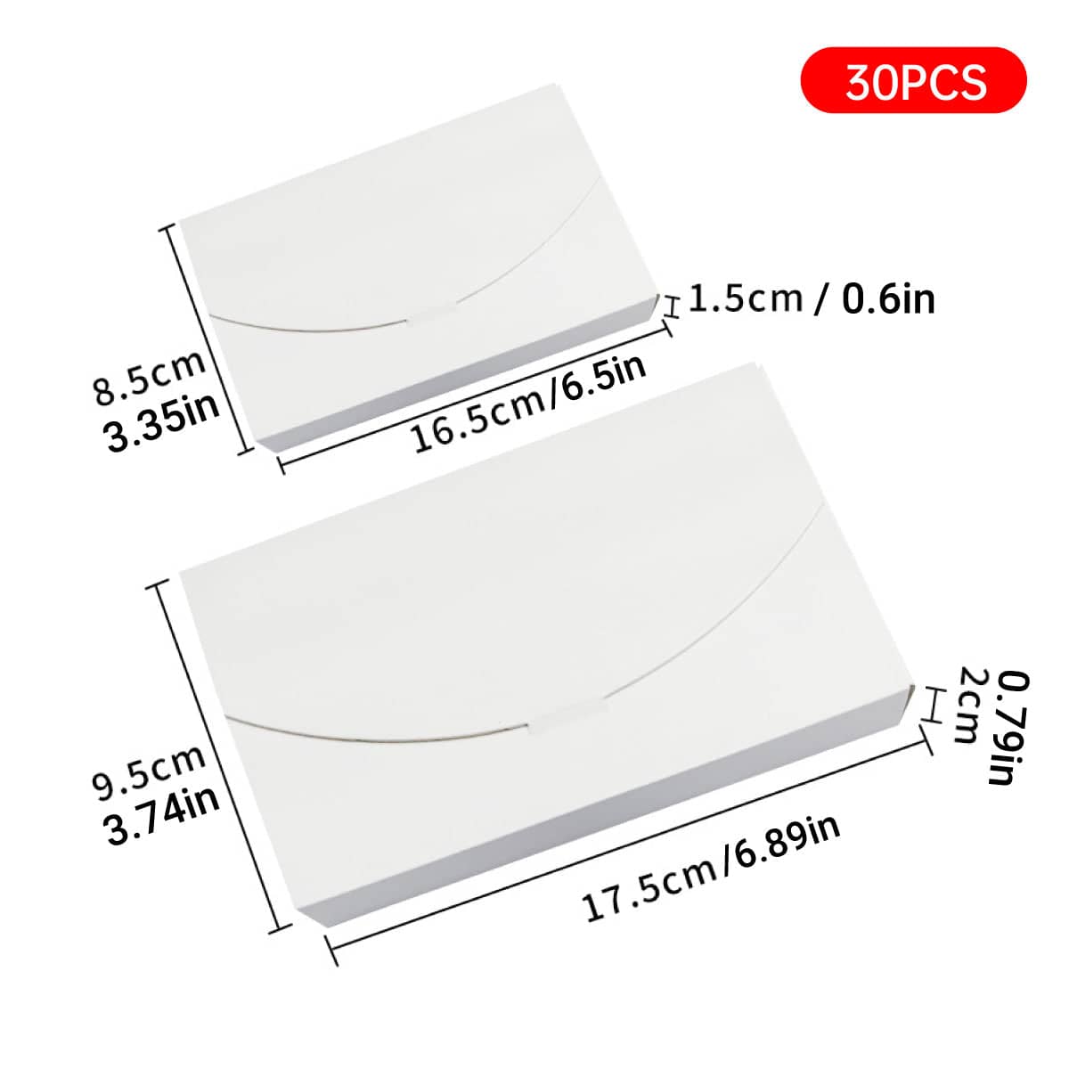 Envelope Folding Boxes - 17.5 x 9.5 x 2 cm, Pack of 30 - view 4