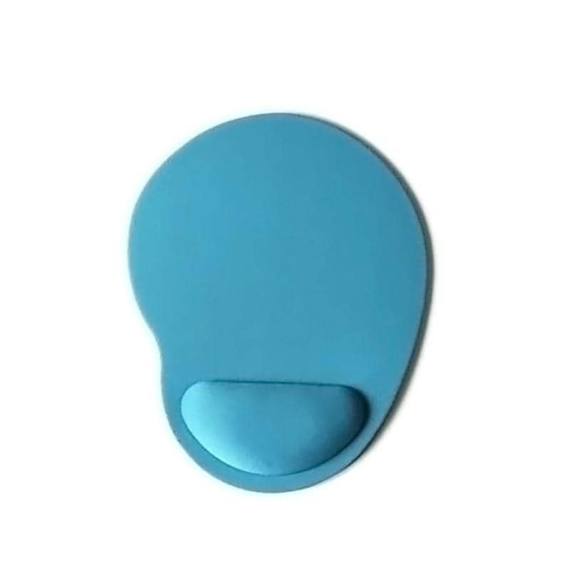 Ergonomic Mouse Pad with Wrist Rest, 23 x 19 cm - Teal