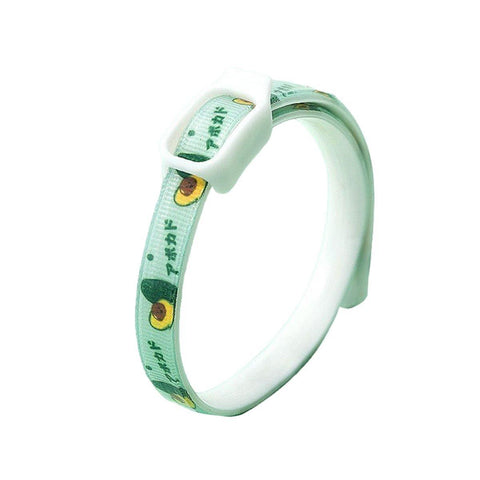Essential Oil Pet Collar, Adjustable to 52 cm - Green Avocado