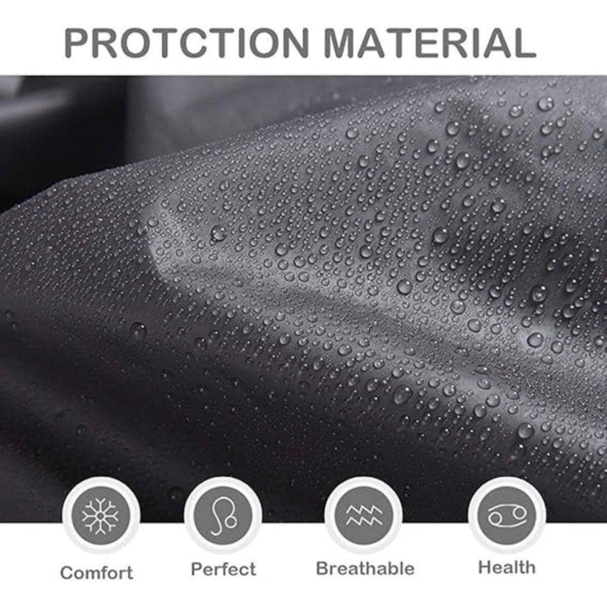 EVA One Piece Hooded Raincoat Poncho Waterproof Transparent Grey - Size XL (Length 120cm) - view 4