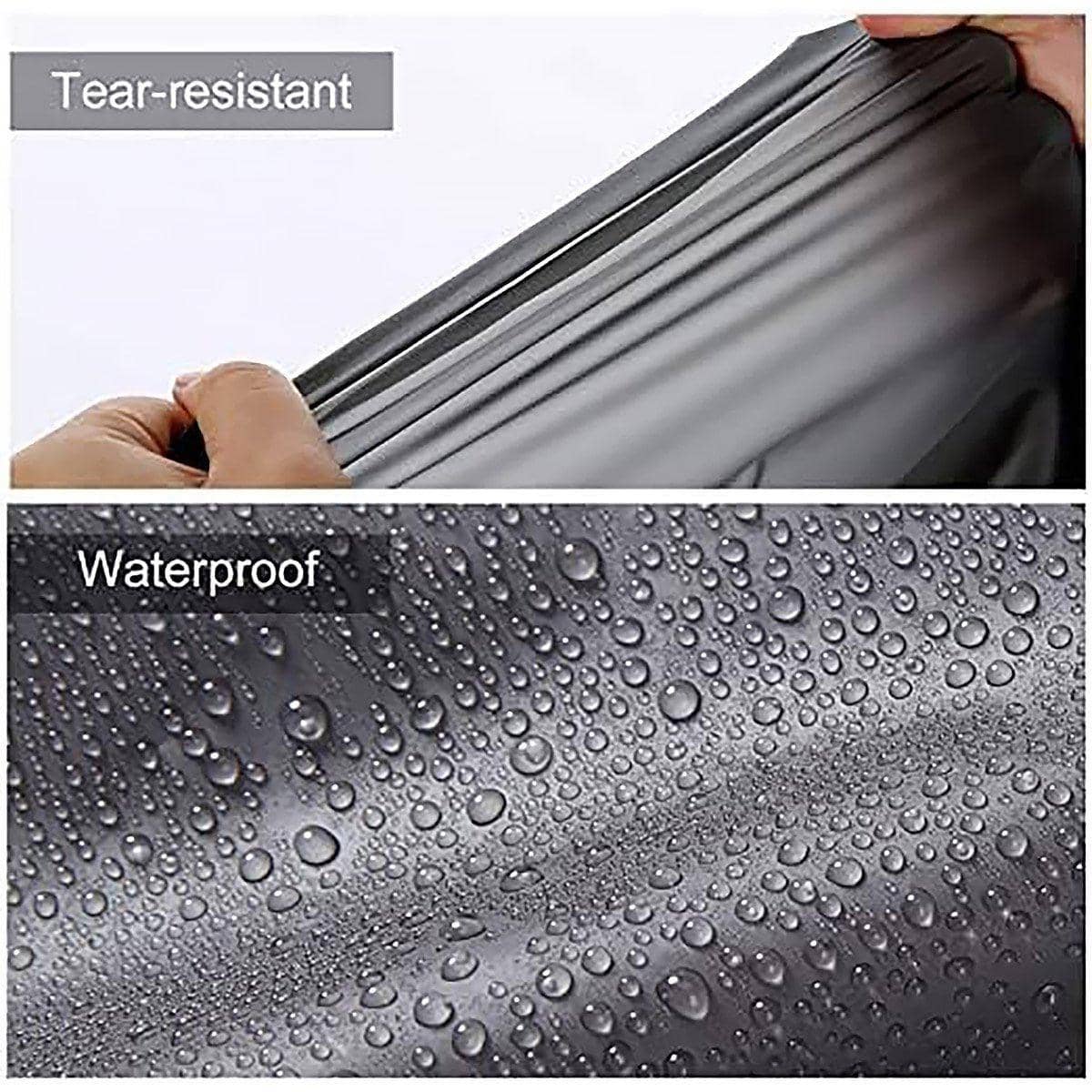 EVA One Piece Hooded Raincoat Poncho Waterproof Transparent Grey - Size XL (Length 120cm) - view 5