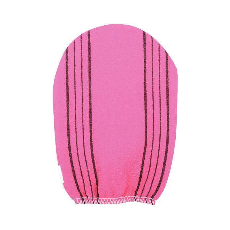 Exfoliating Bath Glove Body Scrub Washcloth - Light Pink