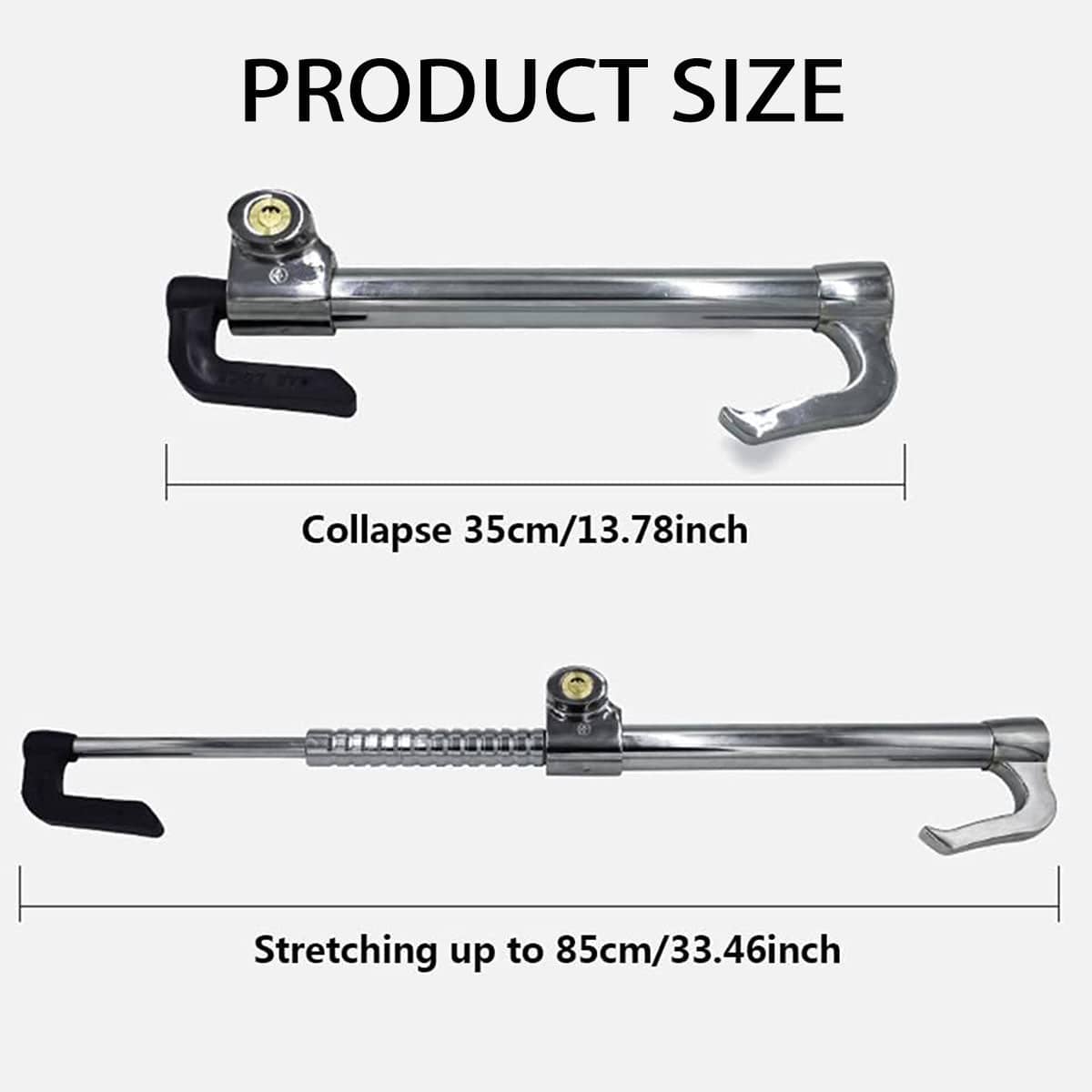 Extendable Anti-Theft Steering Wheel Lock for Cars and Vans - view 3