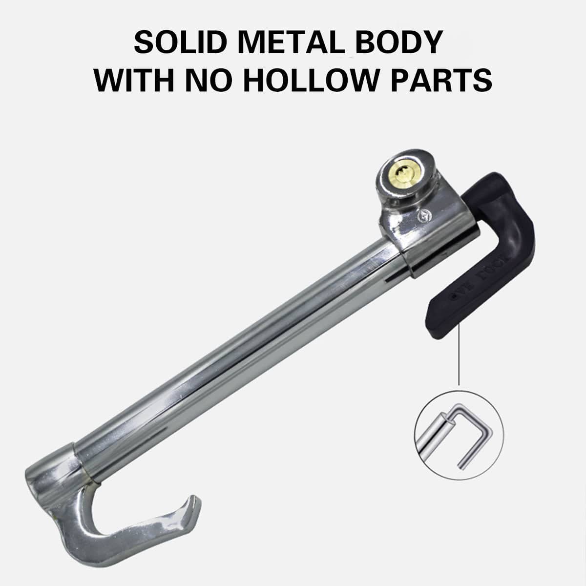 Extendable Anti-Theft Steering Wheel Lock for Cars and Vans - view 4