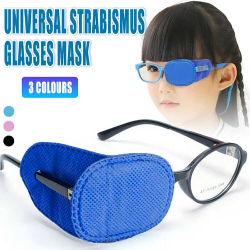 Eye Patch for Glasses, Amblyopia Cover - Blue - view 2