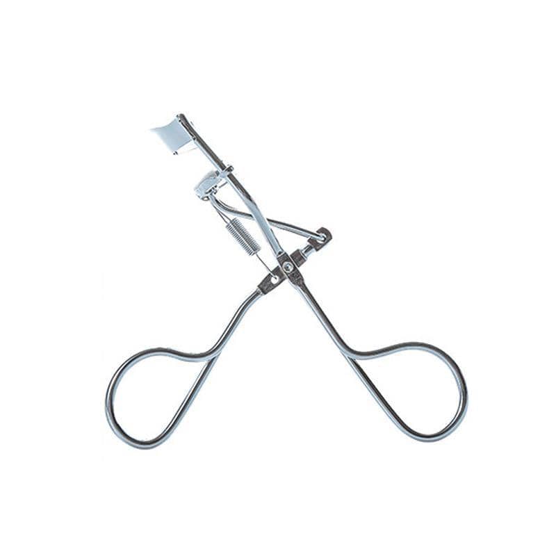 Eyelash Curler, Professional Handle Makeup Tool - Silver