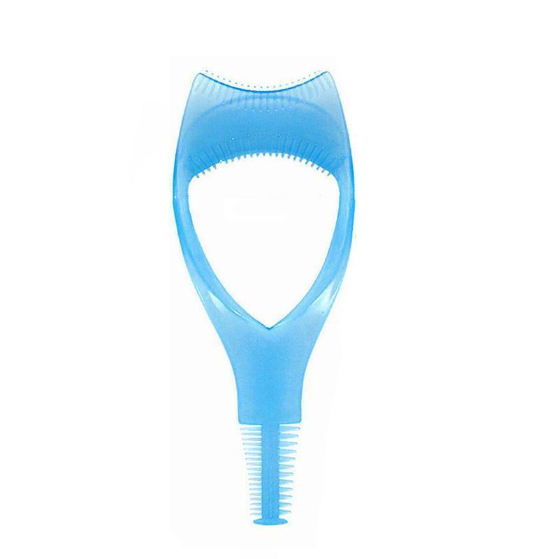 Eyelash Mascara Guard and Comb Tool, 3-In-1 - Blue - view 2