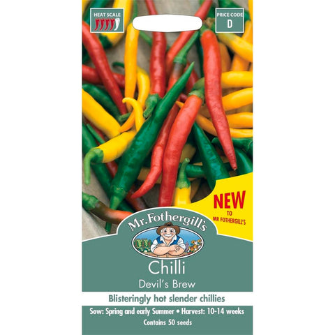 Mr Fothergill Chilli Seeds - 75mm - Seeds - Super Hot Mix - SuperSaverAU - view 1