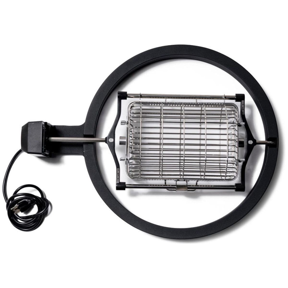 Kamado Joe JoeTisserie basket kit - flat basket and tumbler basket, stainless steel, silver - KJ15172022