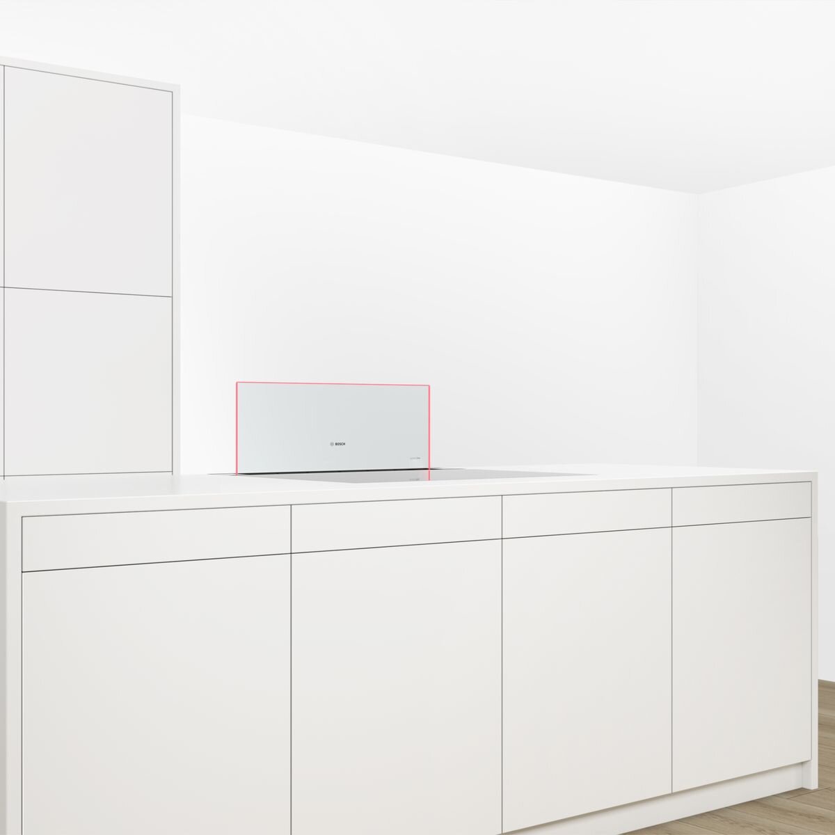 Bosch Series 8 80cm Downdraft Rangehood - Black, 775m³/h, Cook2Hood Control - DDW88MM66