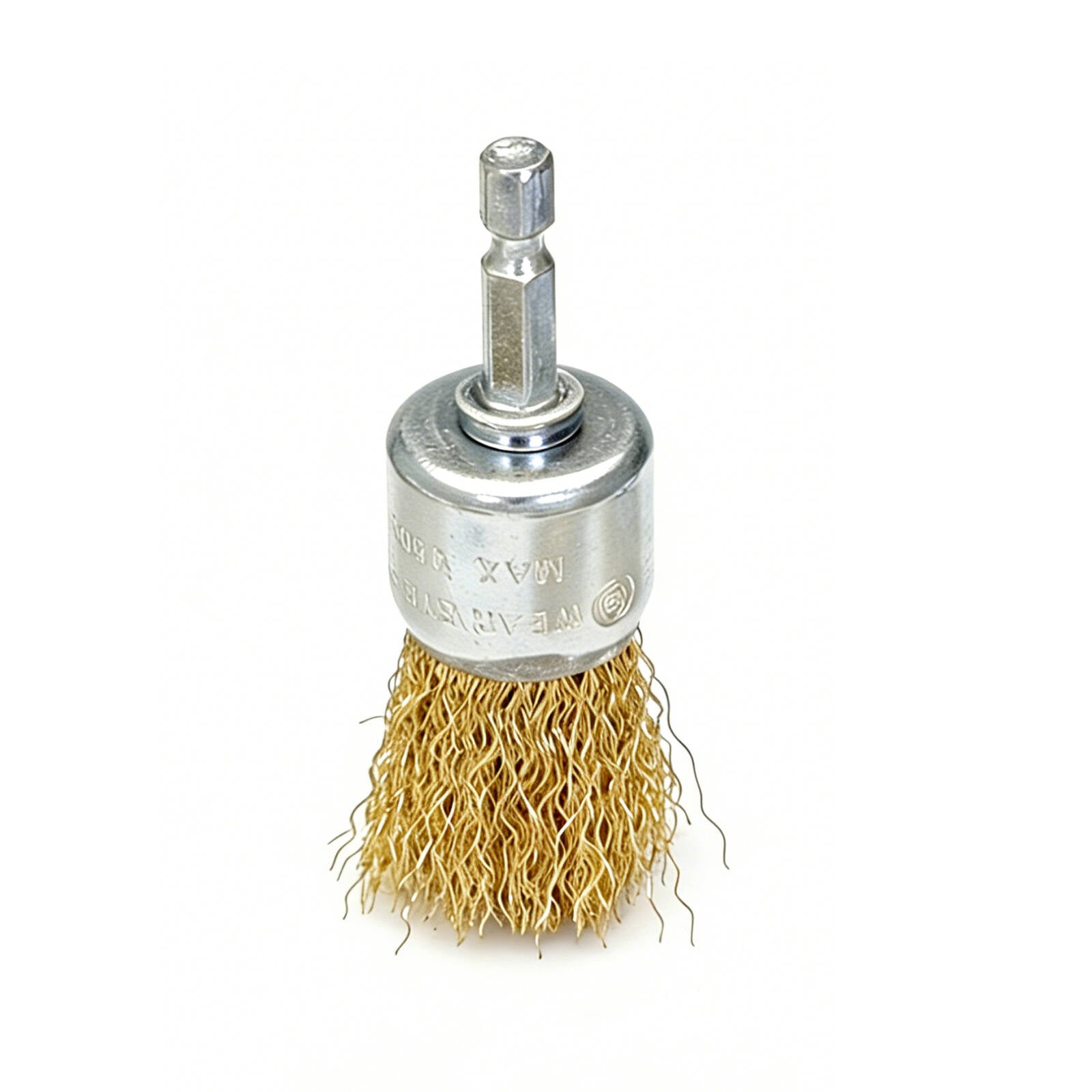 Craftright 5 Piece Wire Brush Set, Brass & Steel, Cup & Wheel Brushes