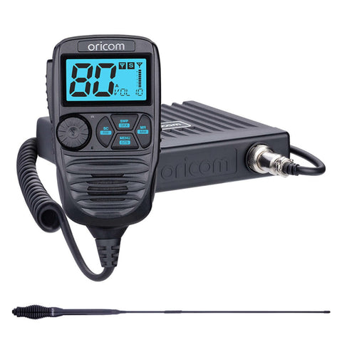 Oricom UHF CB radio offroad adventure pack - IP54 dust and splash resistant, ANU230 antenna - DTX4200XVP