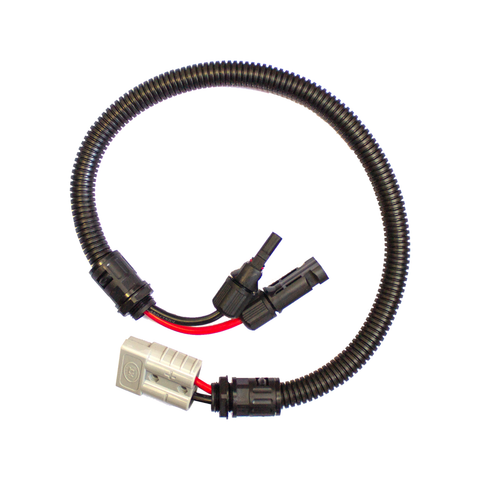 KT Solar HD 50A Connector to MC4 Plug and Socket, 600mm, Black