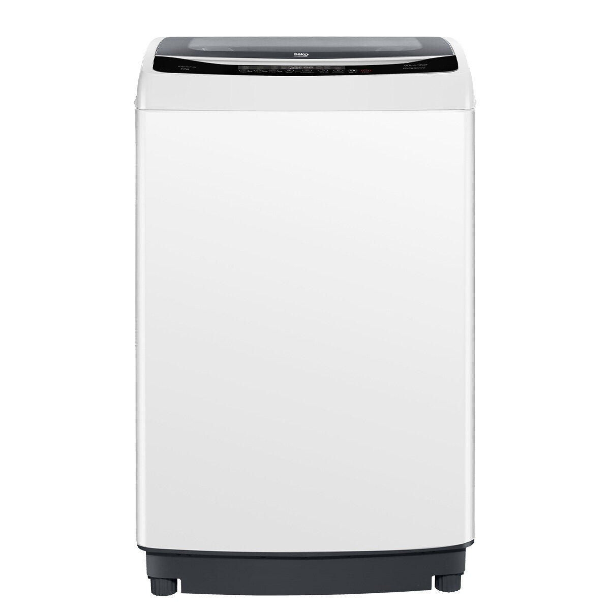 Beko 10kg Top Load Washing Machine - Soft Close Lid, Full Touch LED Display, 10 Programs - BTL10W