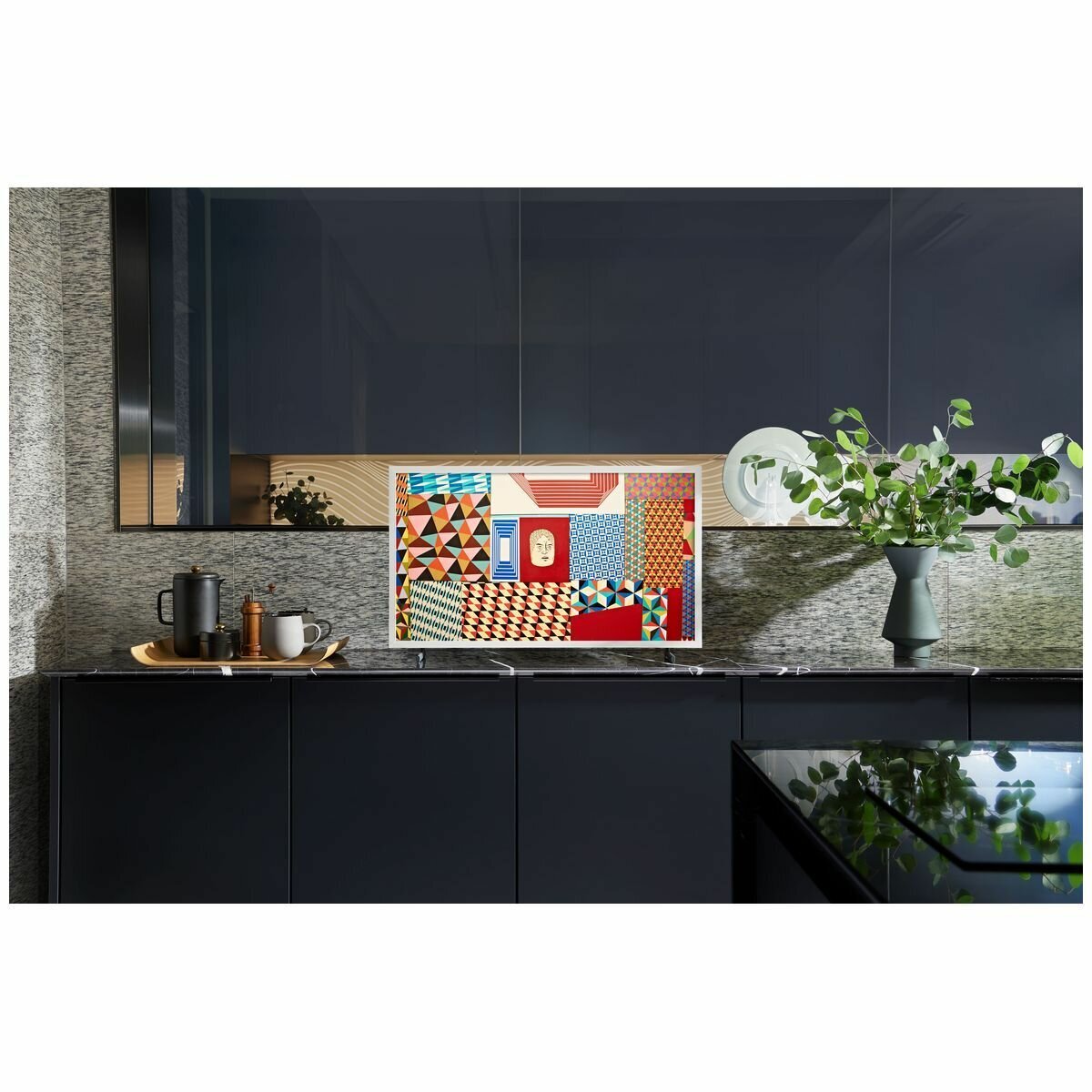 Samsung Modern Frame bezel for 50 inch The Frame TV - Magnetic snap-on, White - VG-SCFA50WTBRU