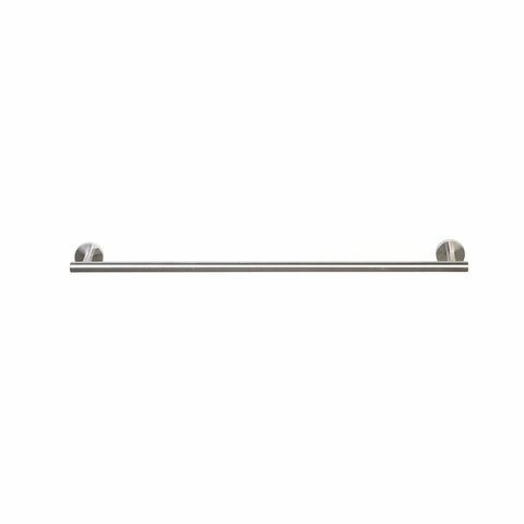 Barelli Toscana Single Towel Bar 60cm Satin Nickel Stainless Steel