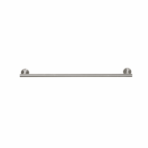Barelli Toscana Single Towel Bar 60cm Satin Nickel Stainless Steel