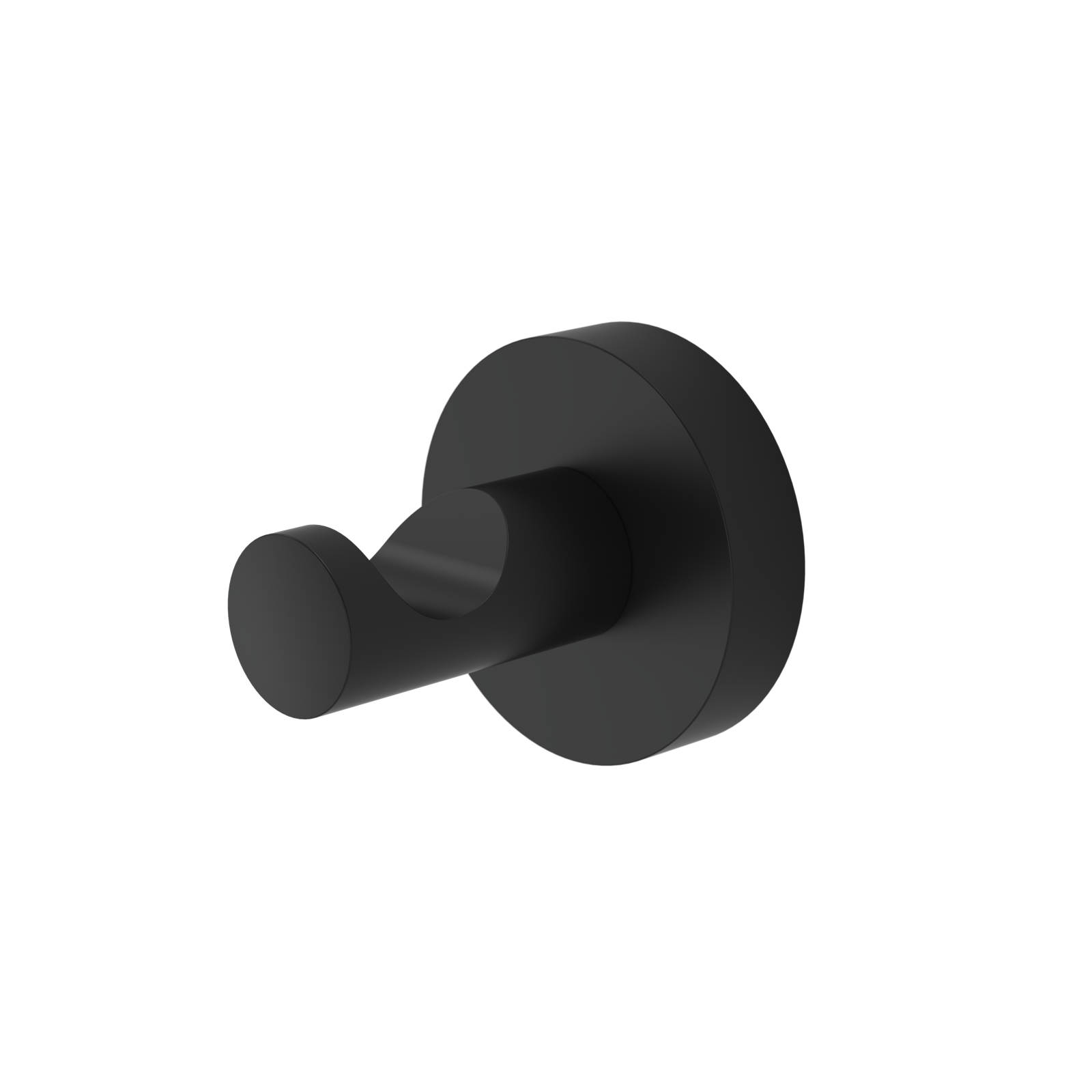 Caroma Cosmo Matte Black Robe Hook 45mm Metal