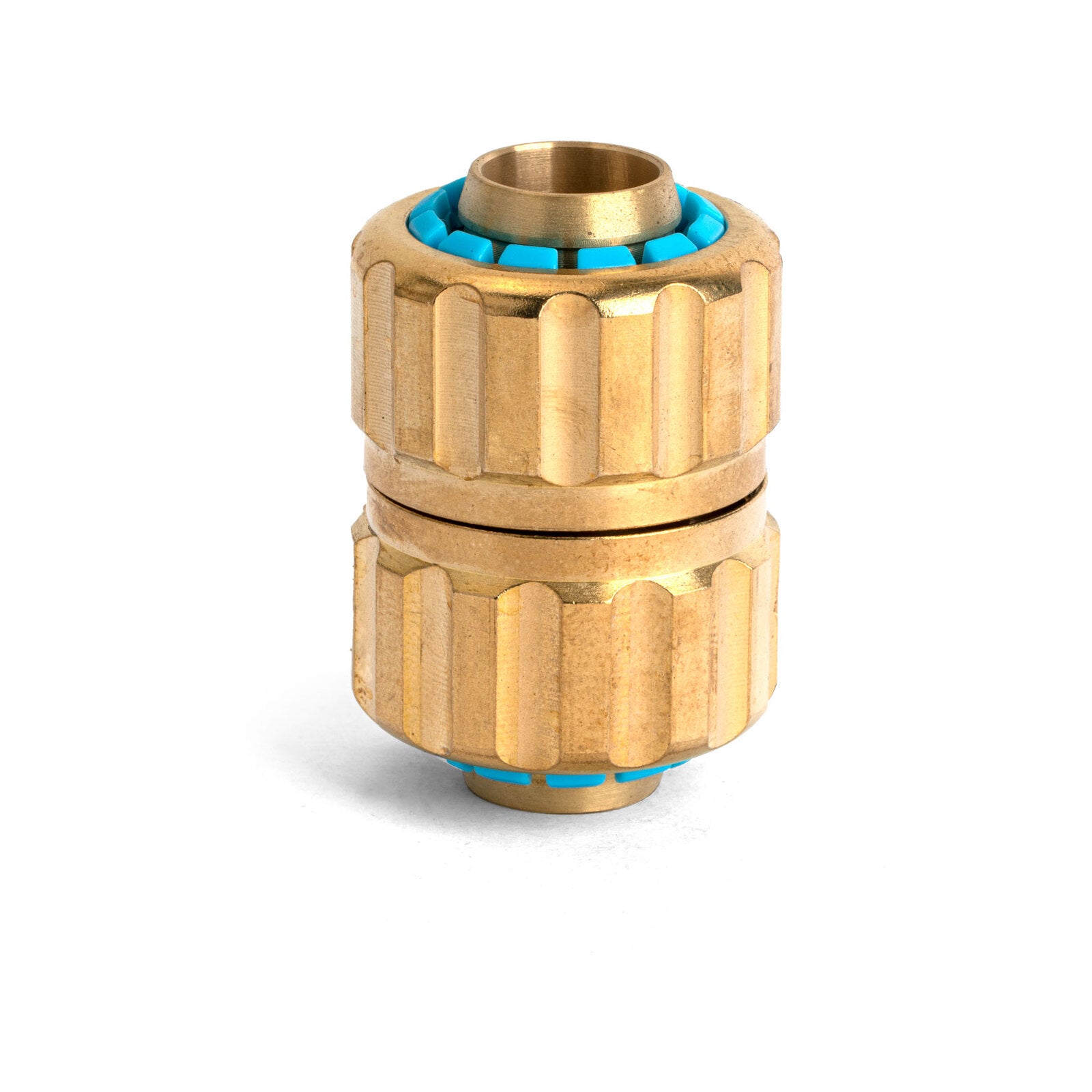 Holman 18mm Brass Grip n Lock Threaded Hose Joiner, Outdoor