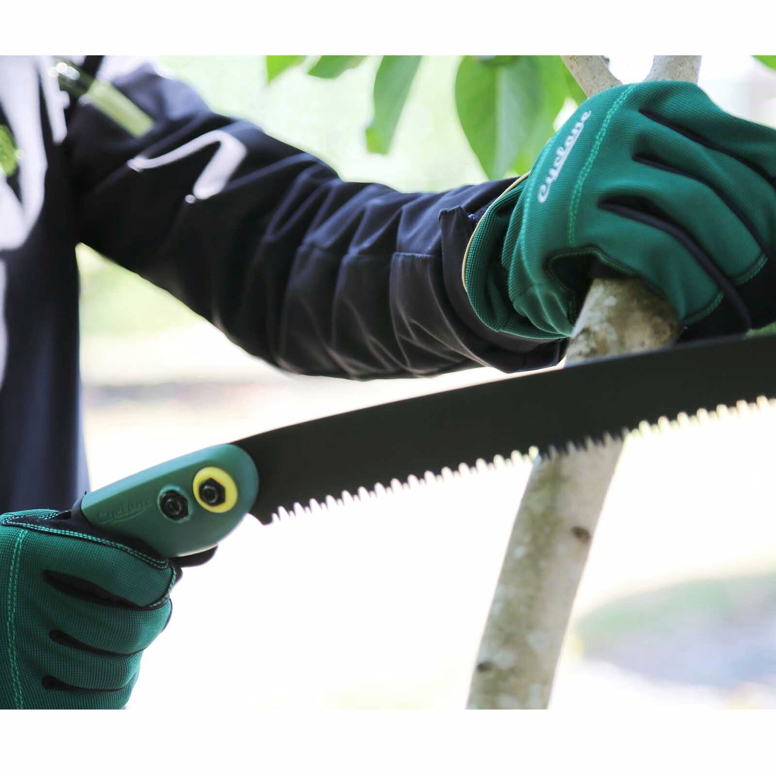 Cyclone Extra Large Fully Synthetic Garden Gloves Padded Palm Nylon