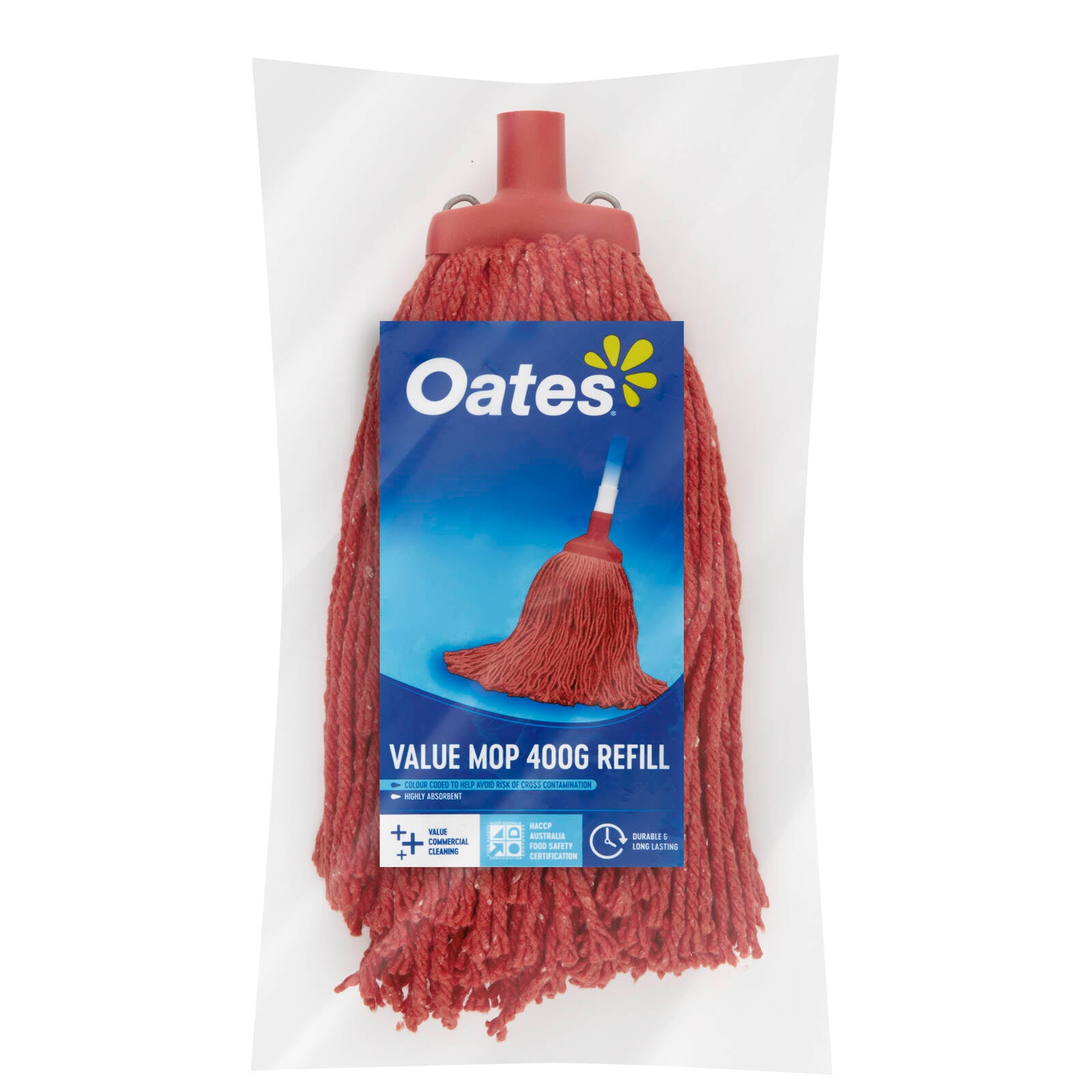 Oates 400g Red Value Mop Refill String