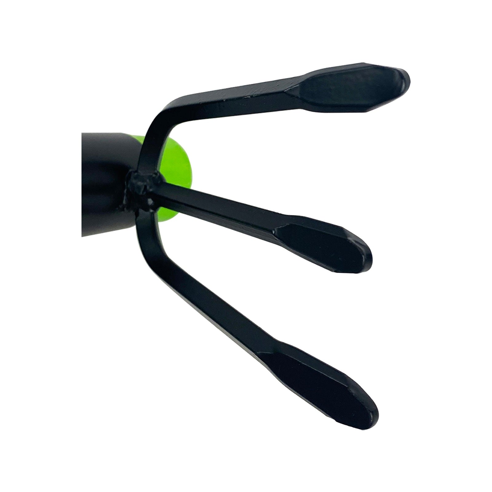 Saxon Mini Mattock Cultivator 3-Tine Carbon Steel Fibreglass Handle Garden Tool