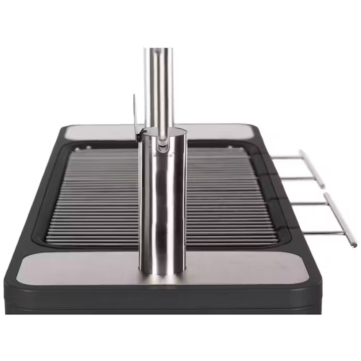 Everdure by Heston Blumenthal Hub Charcoal BBQ with Rotisserie - Black Cabinet, Fast Flame Ignition - HBCE2BB