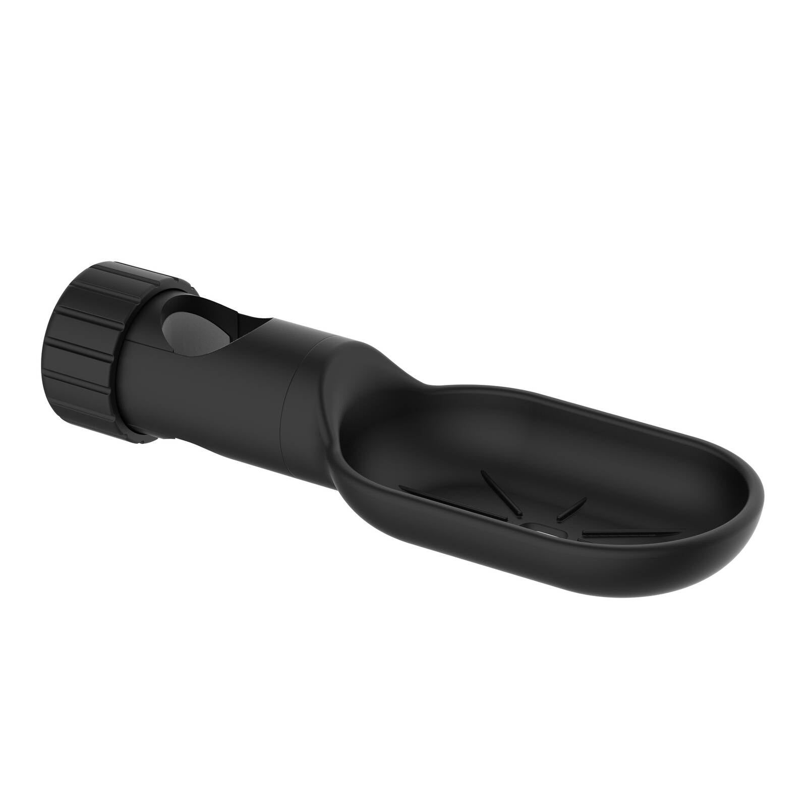 evekare 32mm Matte Black ABS Soap Holder for Grab Rails