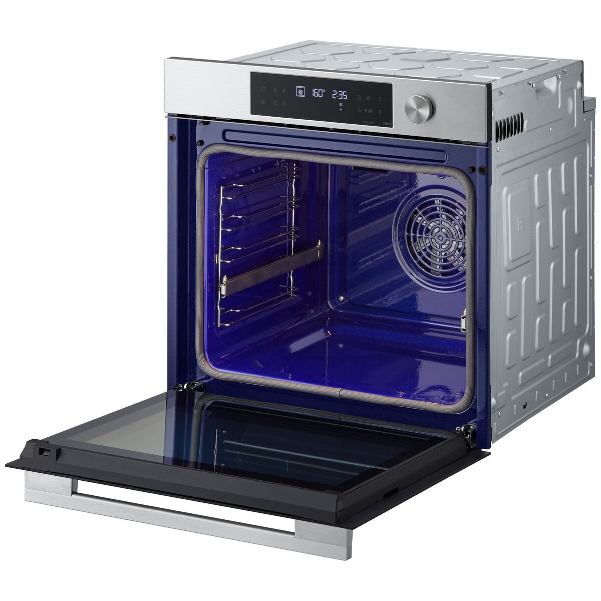 LG Series 7 60cm InstaView Pyrolytic Oven - 76L, 4-in-1 Pro Cooking, Stainless Steel - BO607G1S4