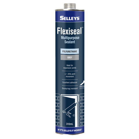Selleys 310ml Grey Flexiseal Polyurethane Sealant Indoor Outdoor
