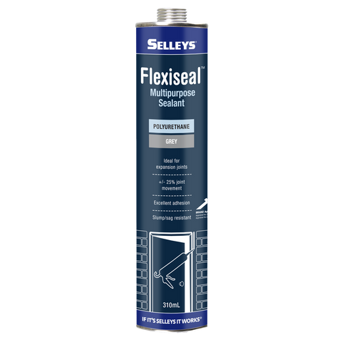 Selleys Grey Flexiseal 310ml Polyurethane Sealant - Weatherproof - Fast Curing - Flexible - SuperSaverAU - view 1
