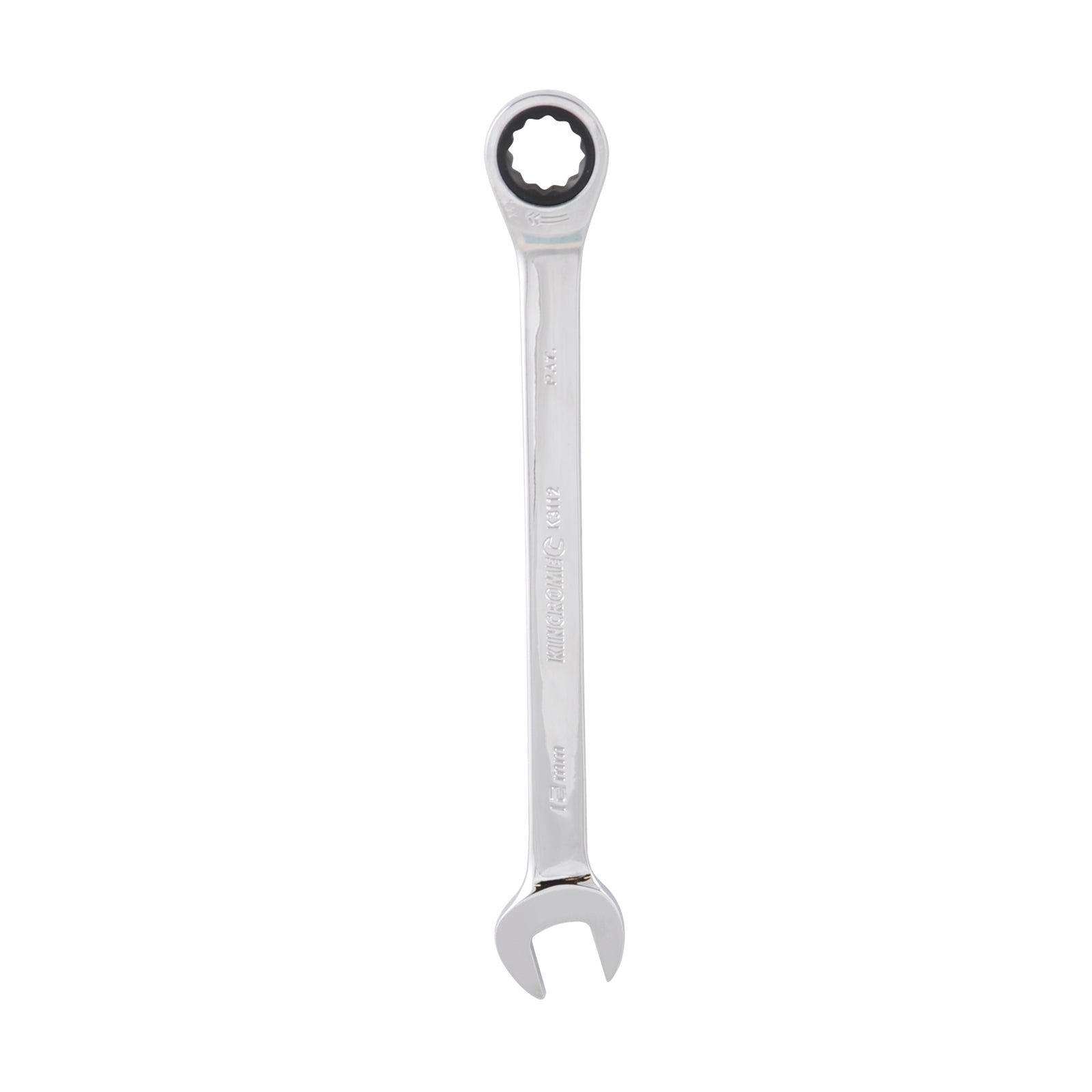 Kincrome 12mm Single Way Gear Spanner, Chrome Vanadium Steel, Ratcheting, Rust Resistant