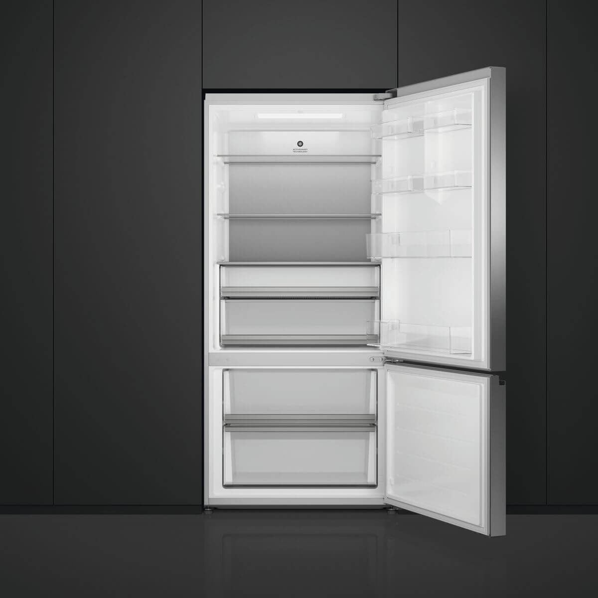 Fisher & Paykel Series 5 515L Fridge Freezer - Stainless Steel, 8 Star Energy, Reversible Door - RF505BRNQX1