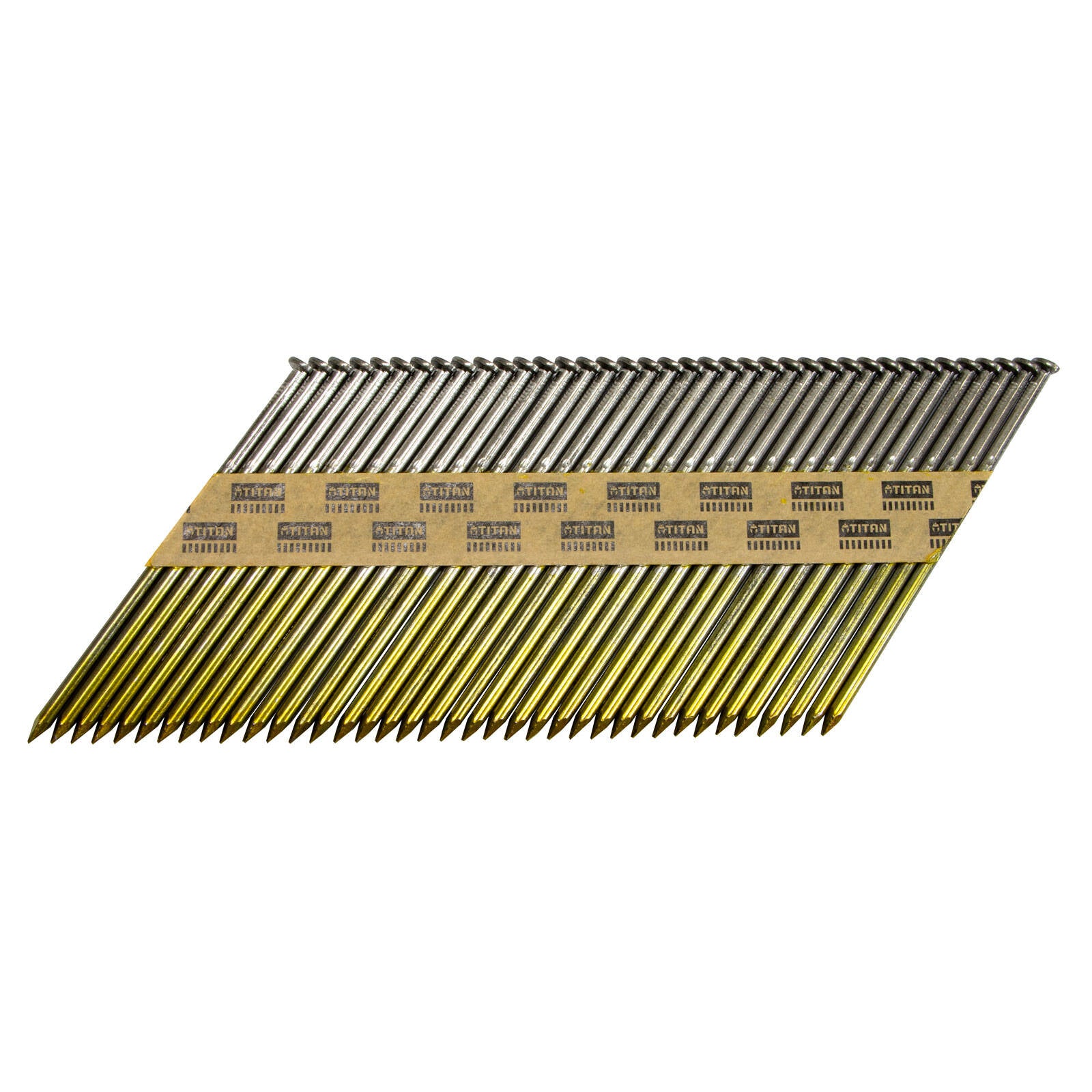 Titan 90 x 3.15mm Bright Steel Collated Framing Nails 1000 Box