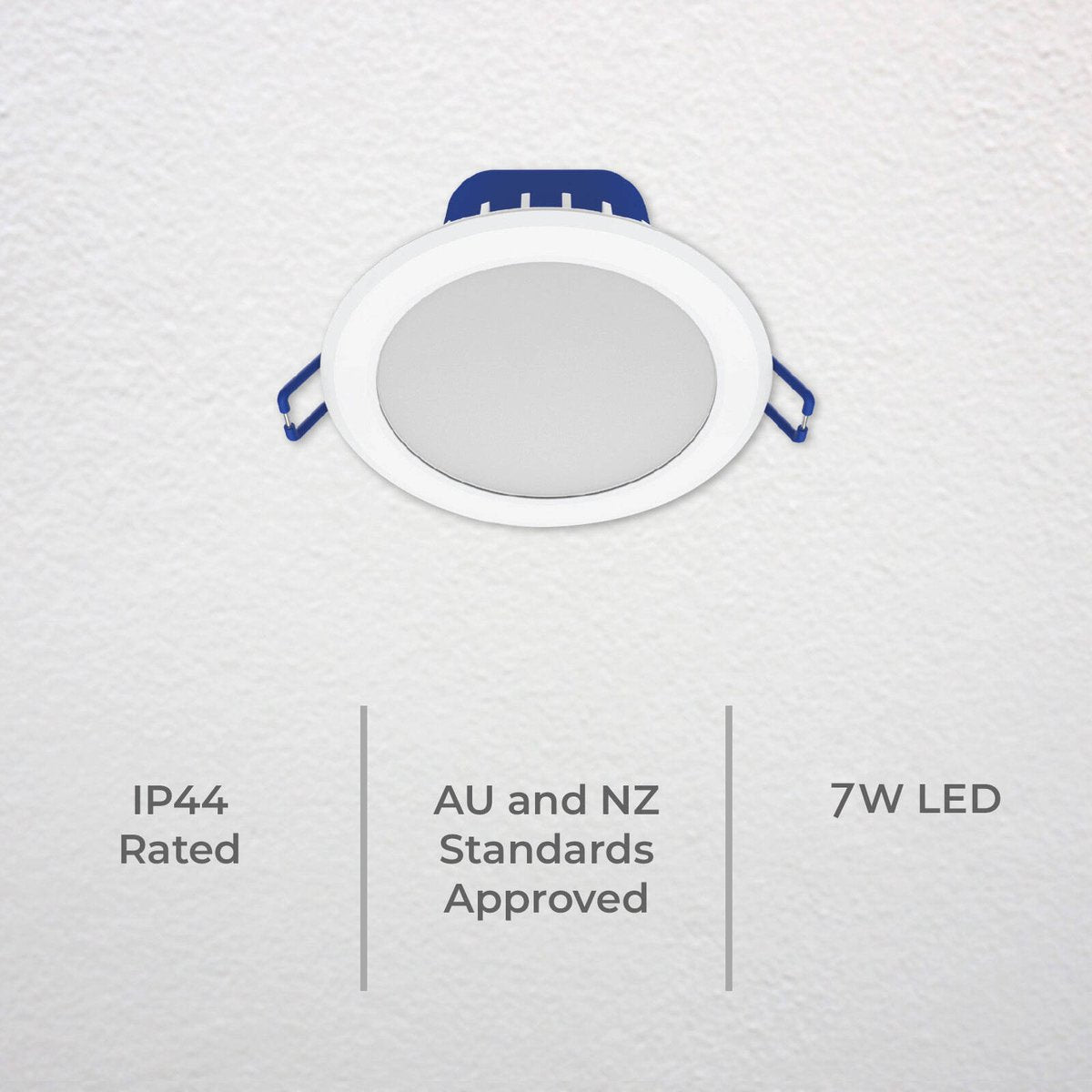 DETA 7W 650lm Grid Connect Smart RGB+CCT LED Downlight 240V White DET910HA