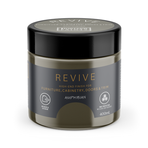 Porter S Paints 400ml Amphibian Revive Furniture and Cabinetry Paint - Muddy Deep Olive Green - Ultra Smooth Finish - Washable - SuperSaverAU - view 1