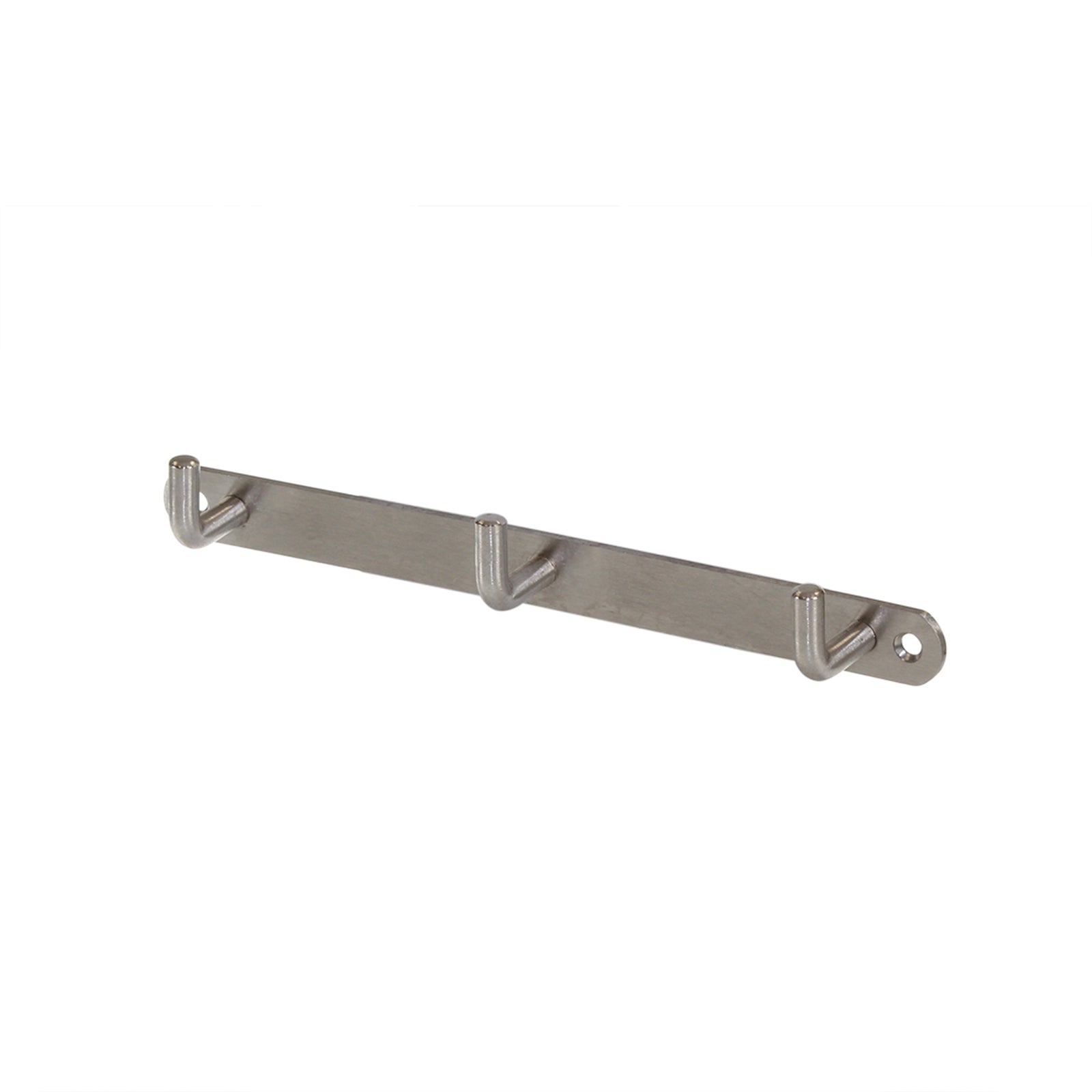 Pinnacle Satin Chrome Triple Wall Hook - 20kg Wall Mounted, 3 Hooks