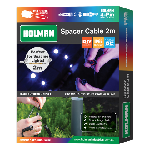 Holman RGB Colour Connection Tee - 100mm - Weather Resistant - Outdoor Use - SuperSaverAU - view 1