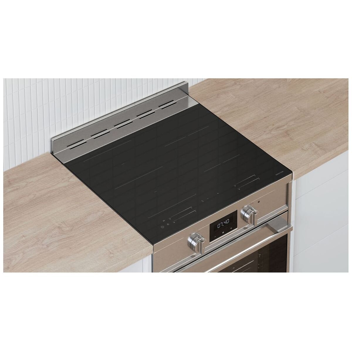 Haier 60cm 500 Series Freestanding Induction Oven - Stainless Steel, Air Fry, 11 Functions - HOR60S11ISX2