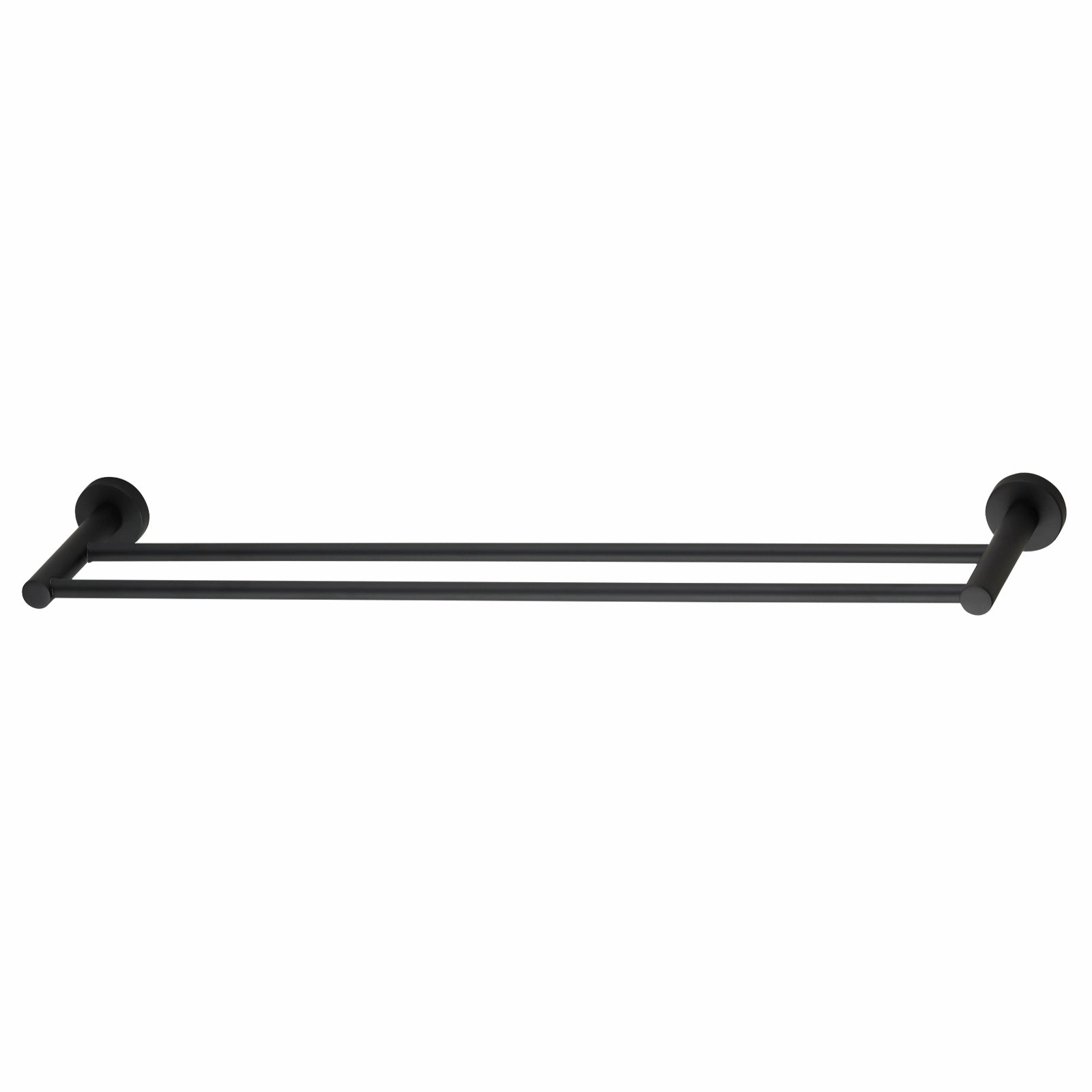 Mondella Resonance 620mm Matte Black Double Towel Rail