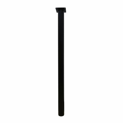 Adoored Black Metal Round Furniture Leg 40mm x 710mm - 1 Pack - SuperSaverAU - view 1