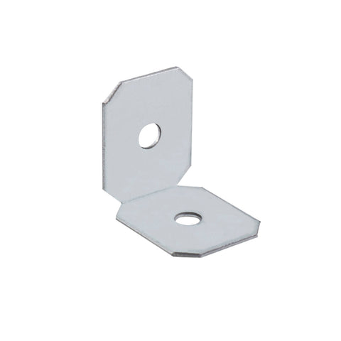 Carinya 25 x 25 x 20 x 1mm Galvanised Steel Angle Make-A-Bracket - 20 Pack