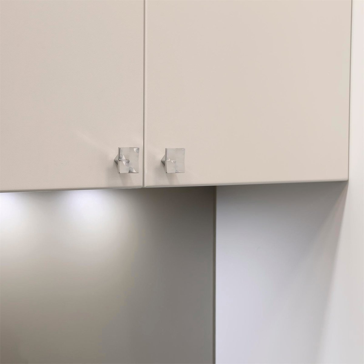 Prestige 36mm Chrome Plated Abstract Knob Zinc Alloy Modern Design - SuperSaverAU - view 2