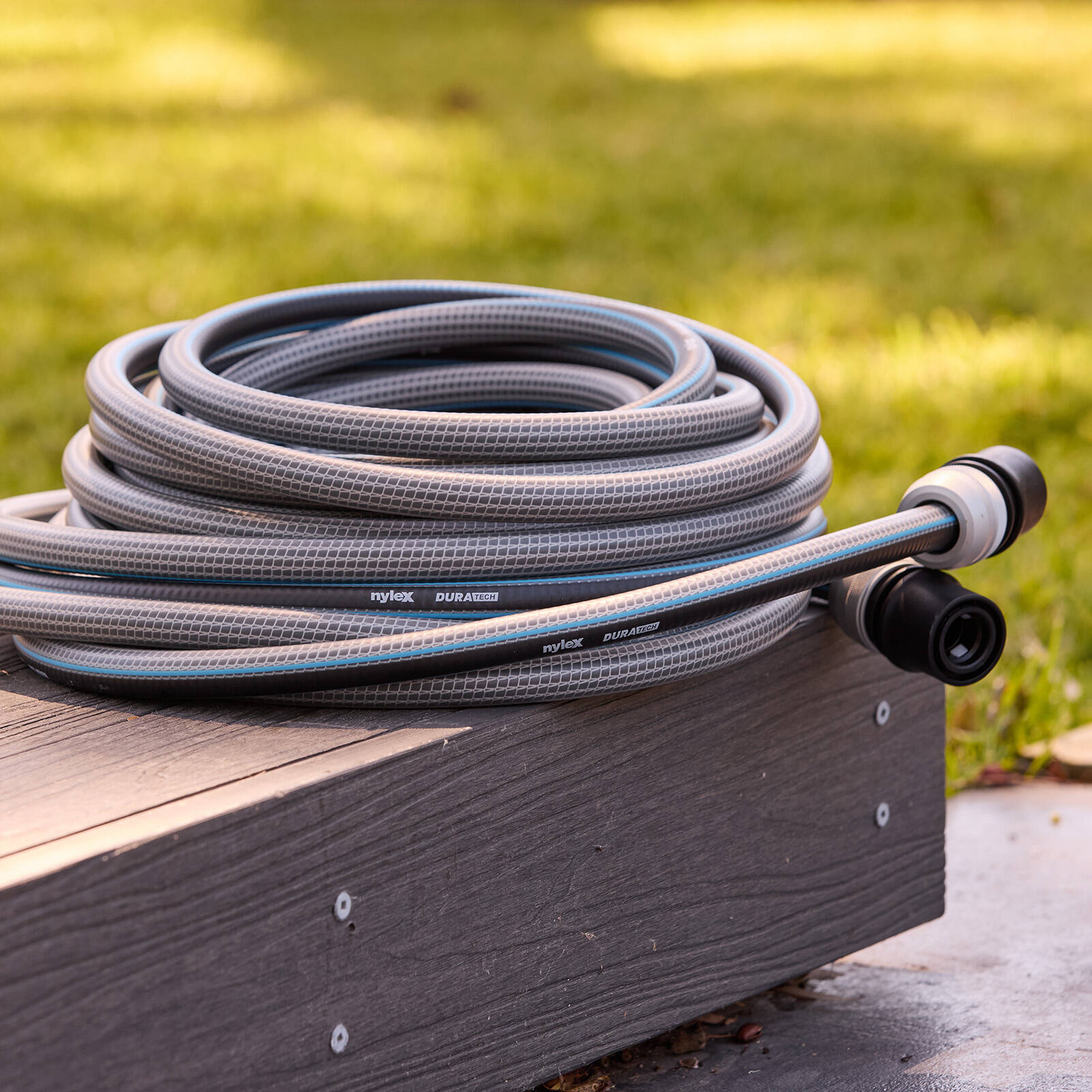 Nylex Duratech 30m x 12mm Garden Hose - 5-Ply PVC, Abrasion Resistant