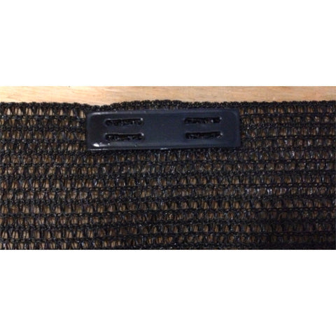 Coolaroo Black Steel Timber Fasteners - 50 Pack
